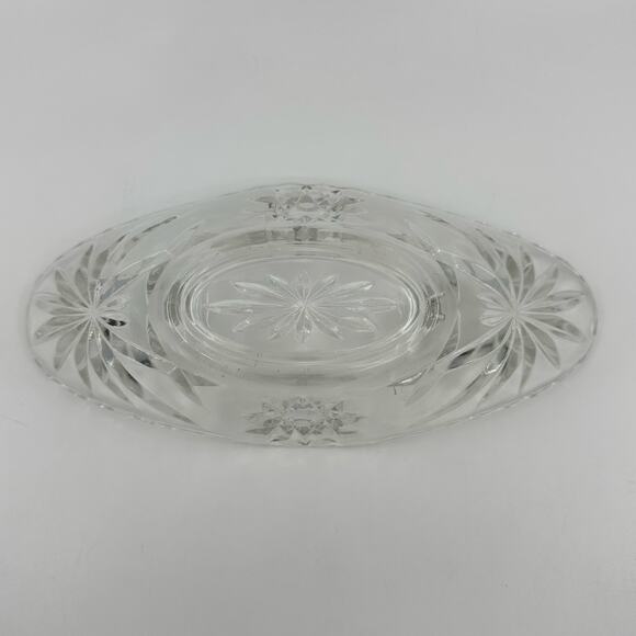 MCM Federal Petal Glass Dish and Anchor Hocking Star of David Olive/Gravy Bowl - Picture 5 of 8